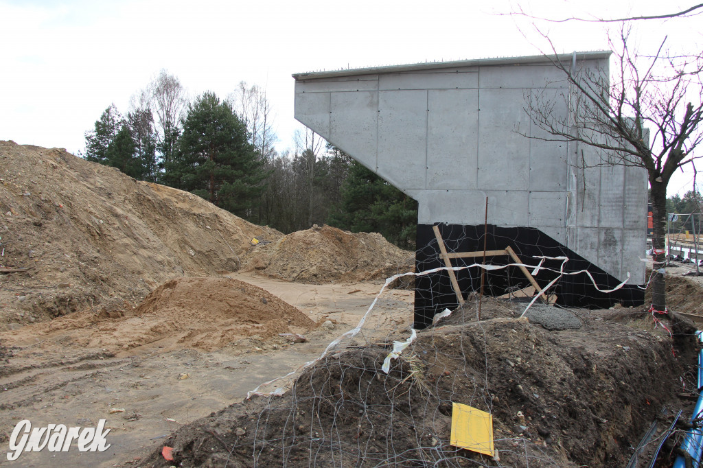 Kolej do Pyrzowic. Prace w Miasteczku Śląskim