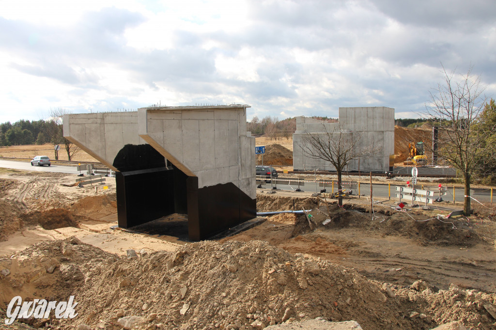 Kolej do Pyrzowic. Prace w Miasteczku Śląskim