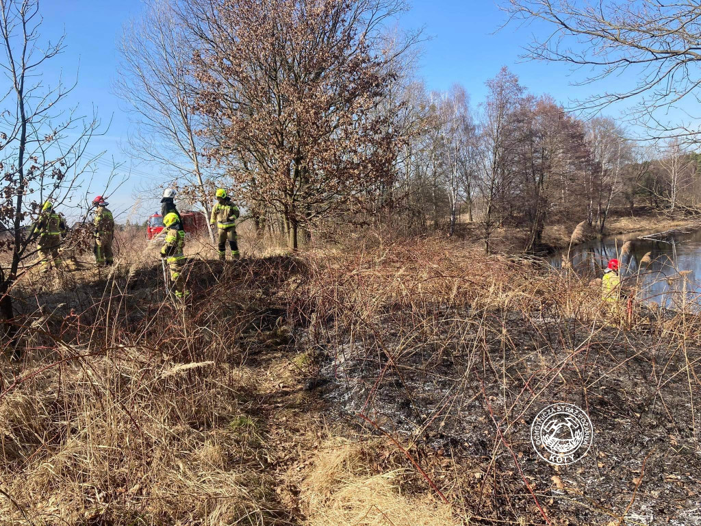 Pożary traw. Sobotnia kumulacja