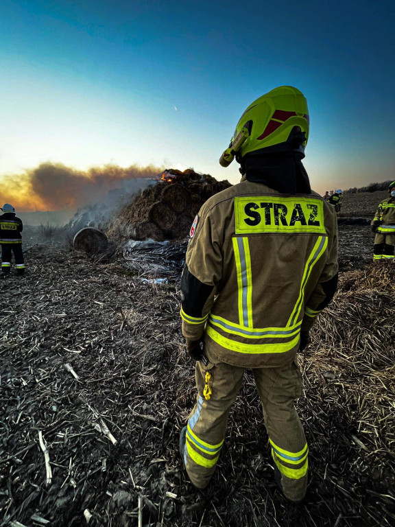 Duży pożar w Orzechu