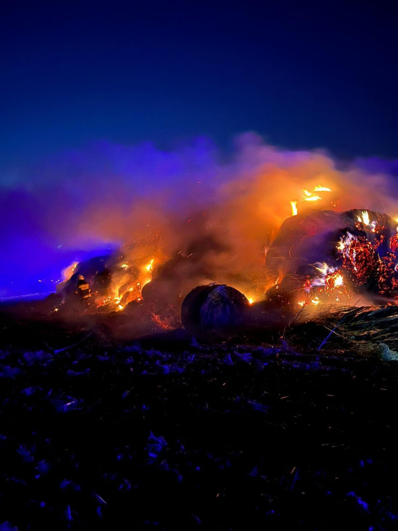 Duży pożar w Orzechu
