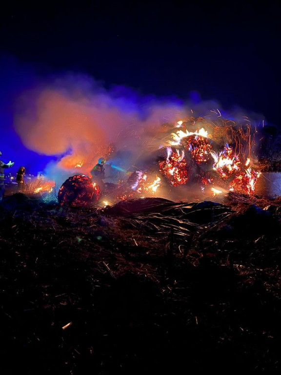 Duży pożar w Orzechu