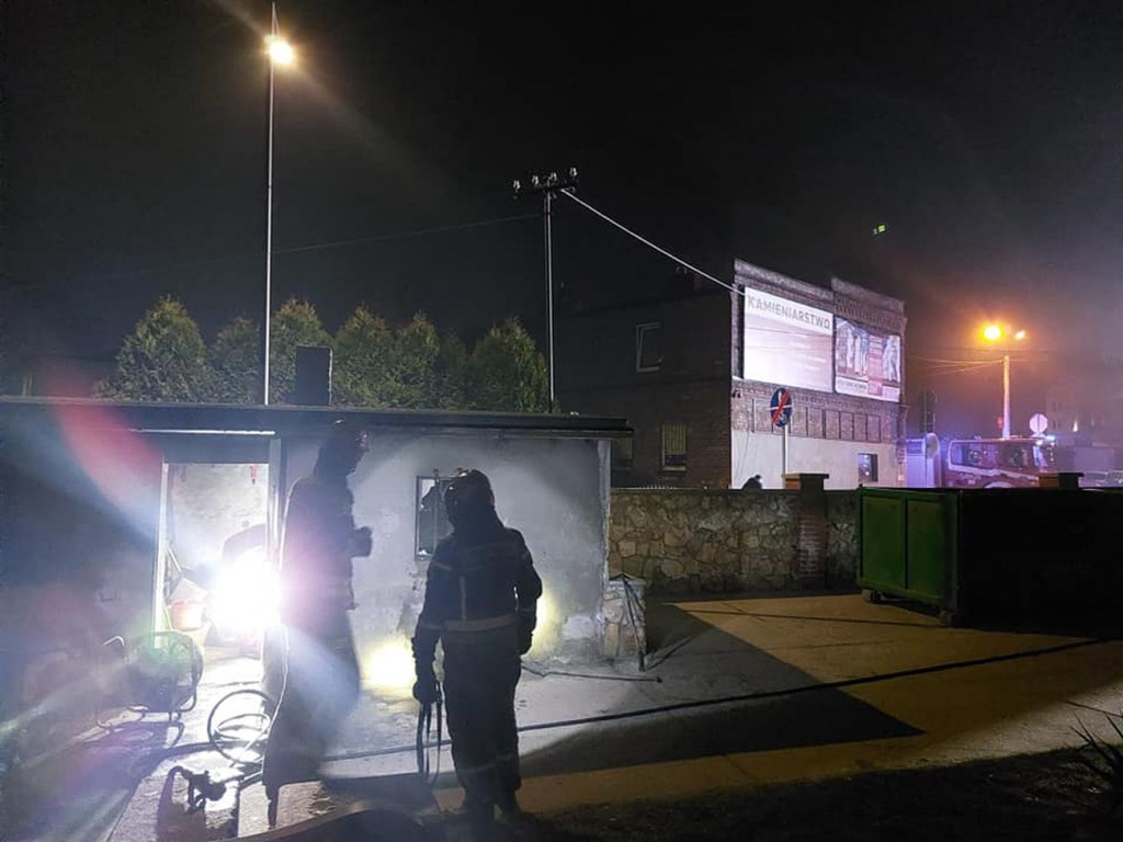 Pożar na cmentarzu. Podpalenie?