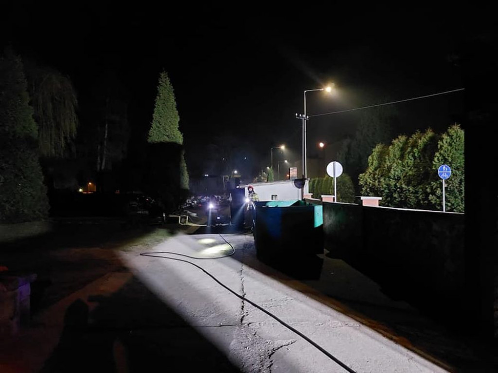 Pożar na cmentarzu. Podpalenie?