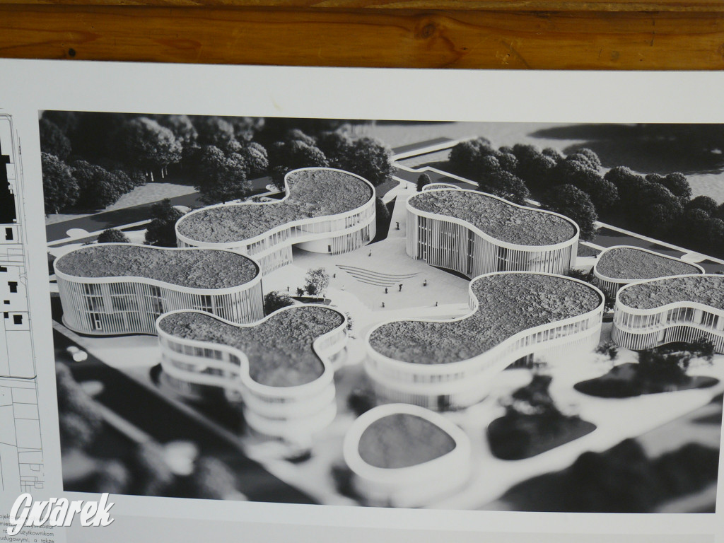 Koncepcje rynku i deptaka w Ożarowicach