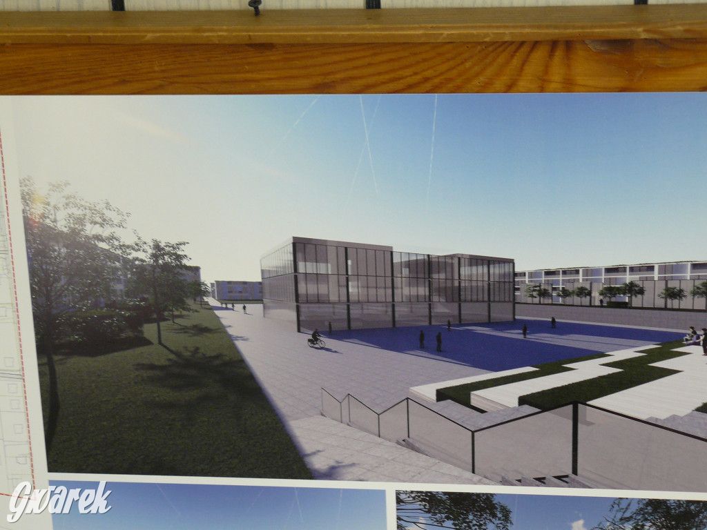 Koncepcje rynku i deptaka w Ożarowicach