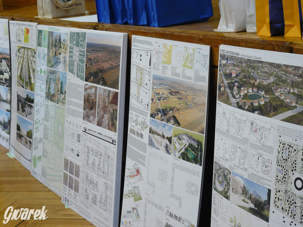 Koncepcje rynku i deptaka w Ożarowicach