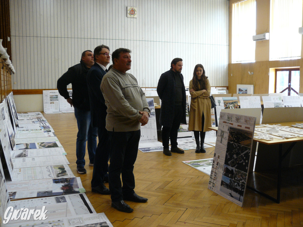 Koncepcje rynku i deptaka w Ożarowicach