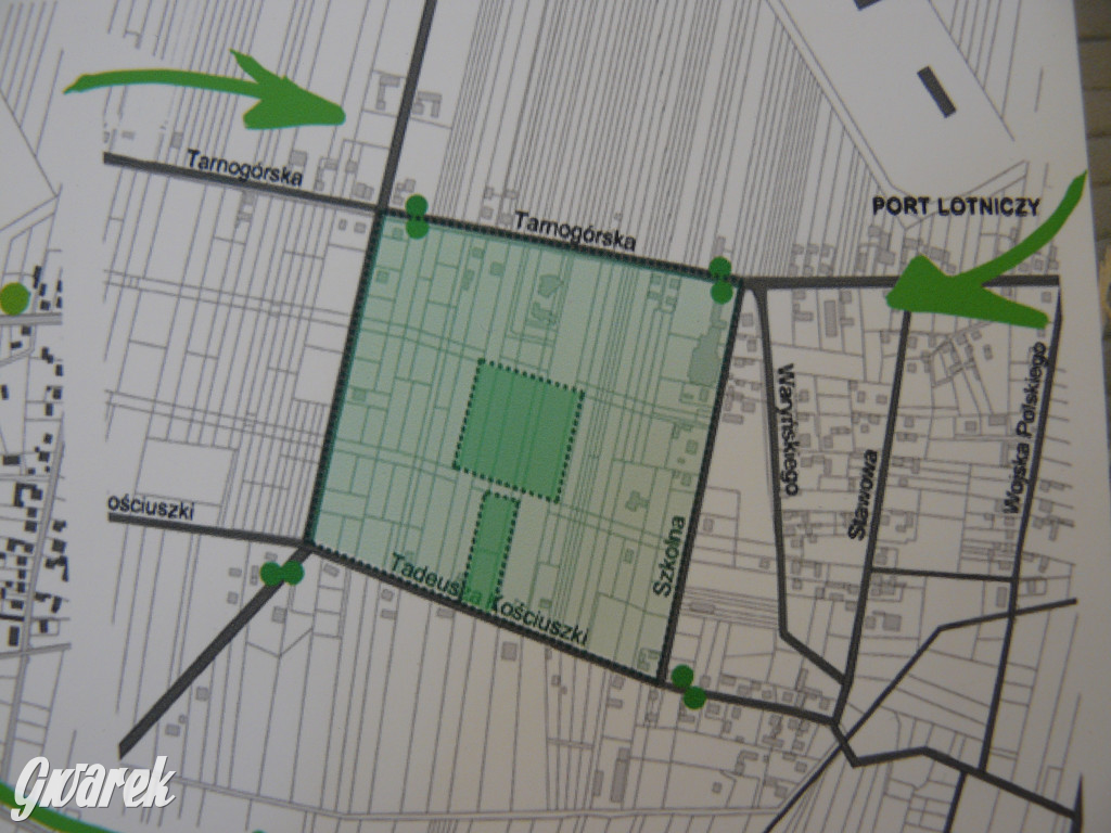 Koncepcje rynku i deptaka w Ożarowicach