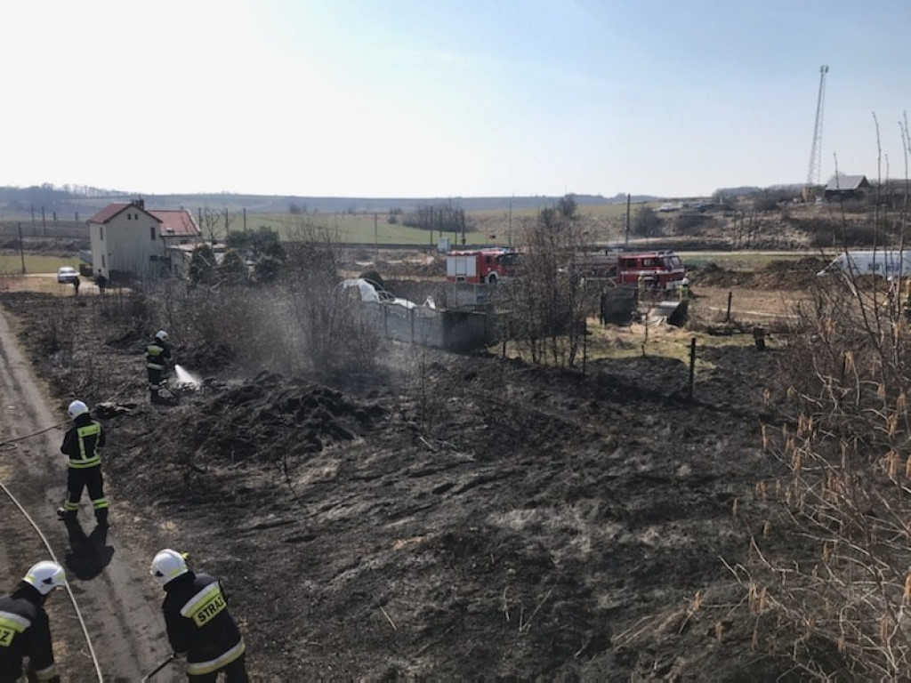 Strażacy walczą z żywiołem i głupotą