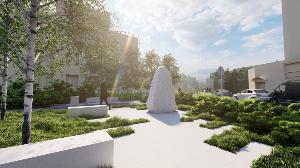  Skwer u zbiegu ulic Strzeleckiej i Odrodzenia