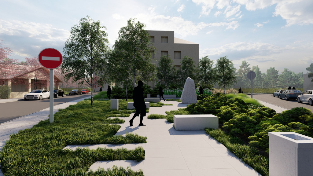  Skwer u zbiegu ulic Strzeleckiej i Odrodzenia