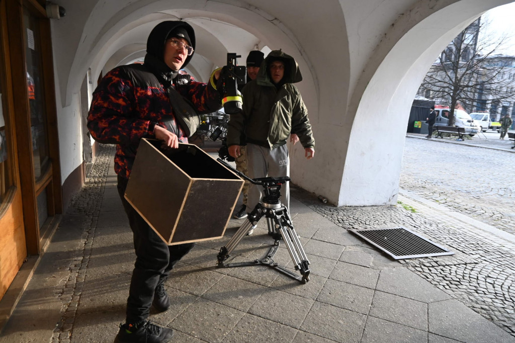 Tarnowskie Góry. Na rynku kręcili film