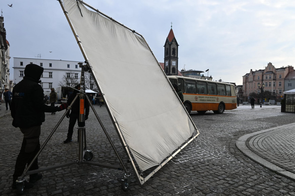 Tarnowskie Góry. Na rynku kręcili film
