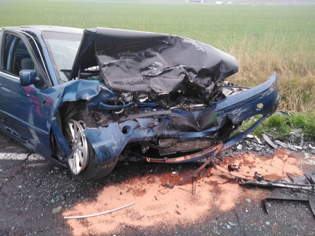 Szałsza. BMW uderzyło w audi