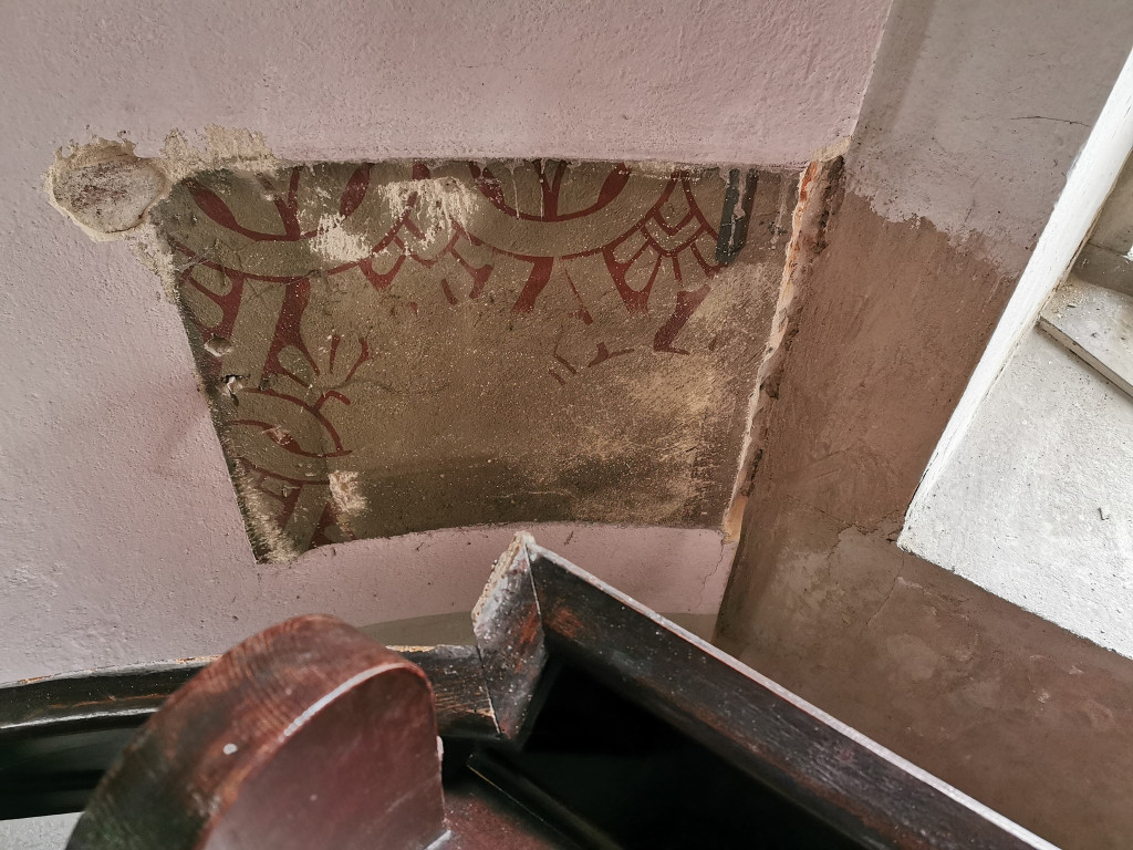 Polichromie sprzed 120 lat w  kościele Zbawiciela