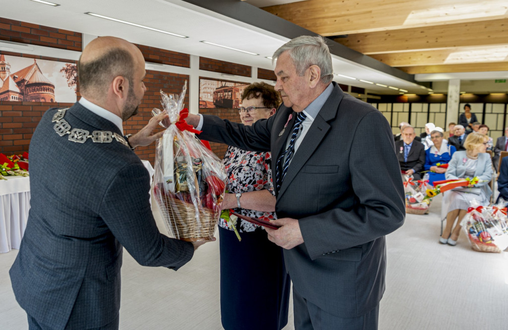 Bytom. Świętowali złote gody