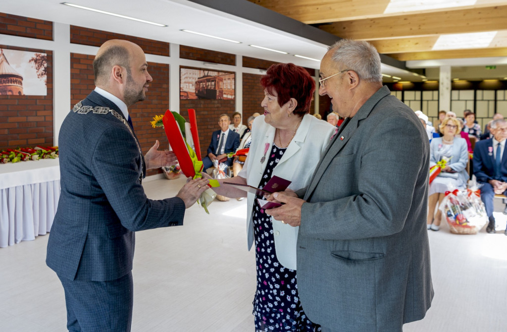 Bytom. Świętowali złote gody