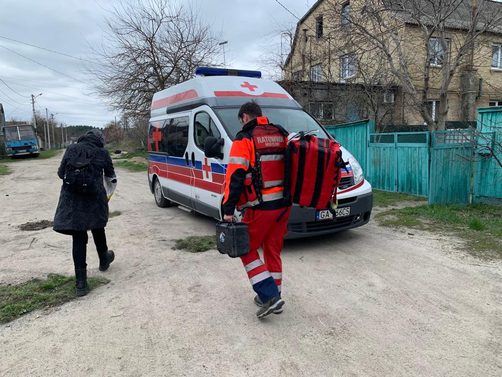 Tarnogórzanin Marcin Feldmann pomaga na Ukrainie