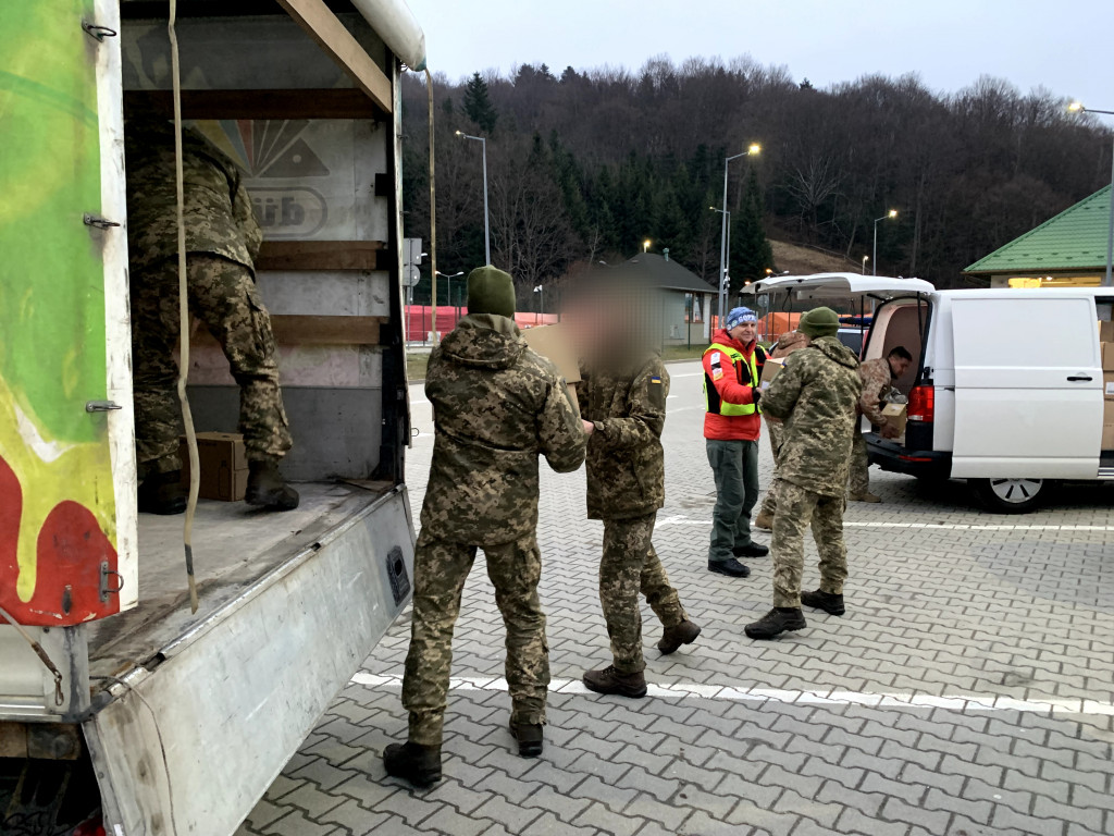 Tarnogórzanin Marcin Feldmann pomaga na Ukrainie