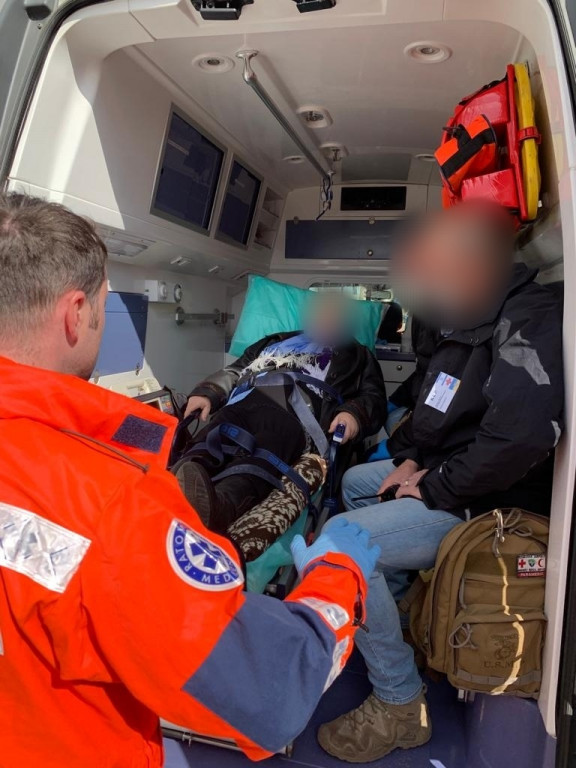 Tarnogórzanin Marcin Feldmann pomaga na Ukrainie