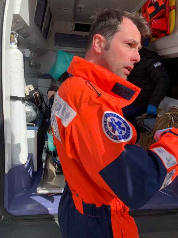 Tarnogórzanin Marcin Feldmann pomaga na Ukrainie