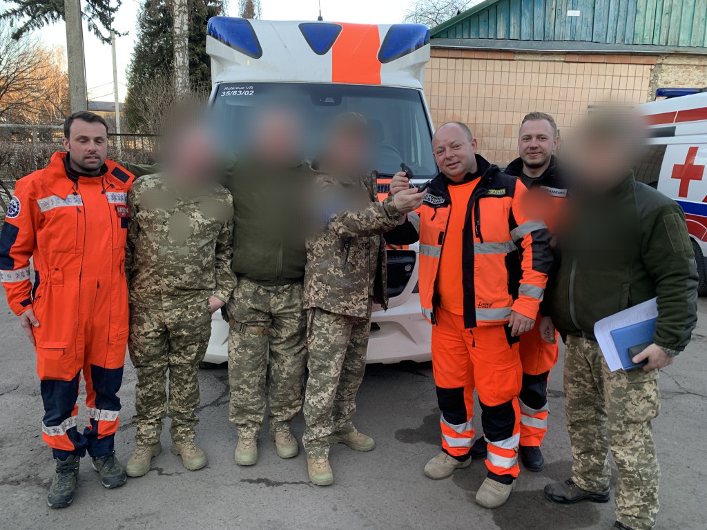 Tarnogórzanin Marcin Feldmann pomaga na Ukrainie