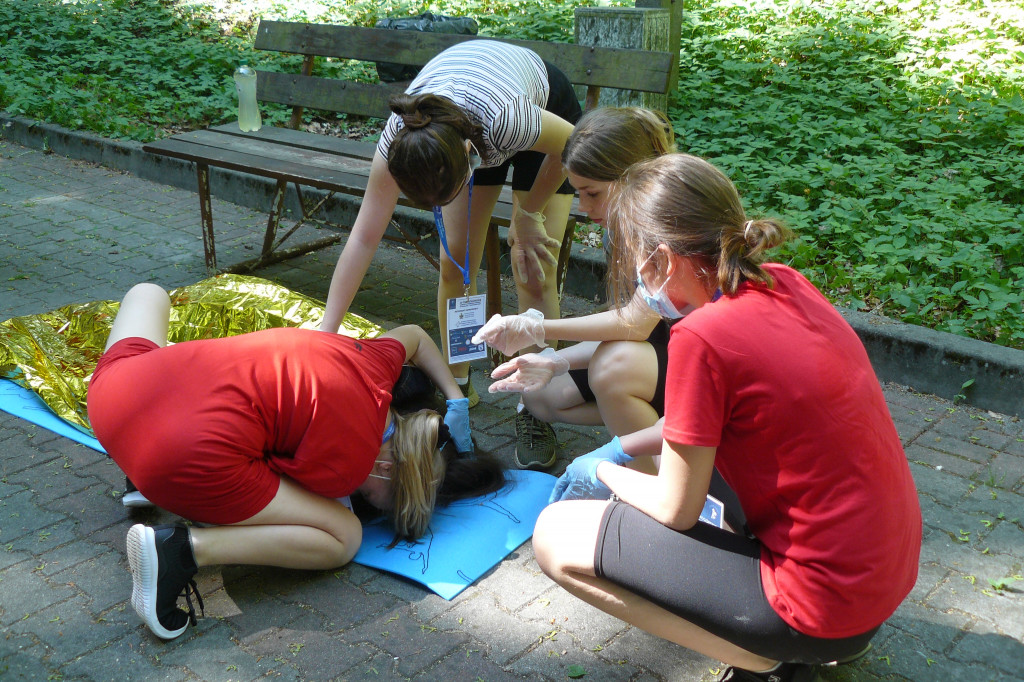 Tarnowskie Góry. Udzielali pierwszej pomocy