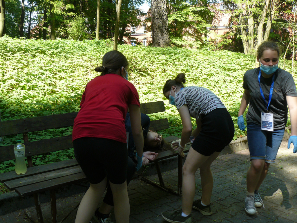 Tarnowskie Góry. Udzielali pierwszej pomocy
