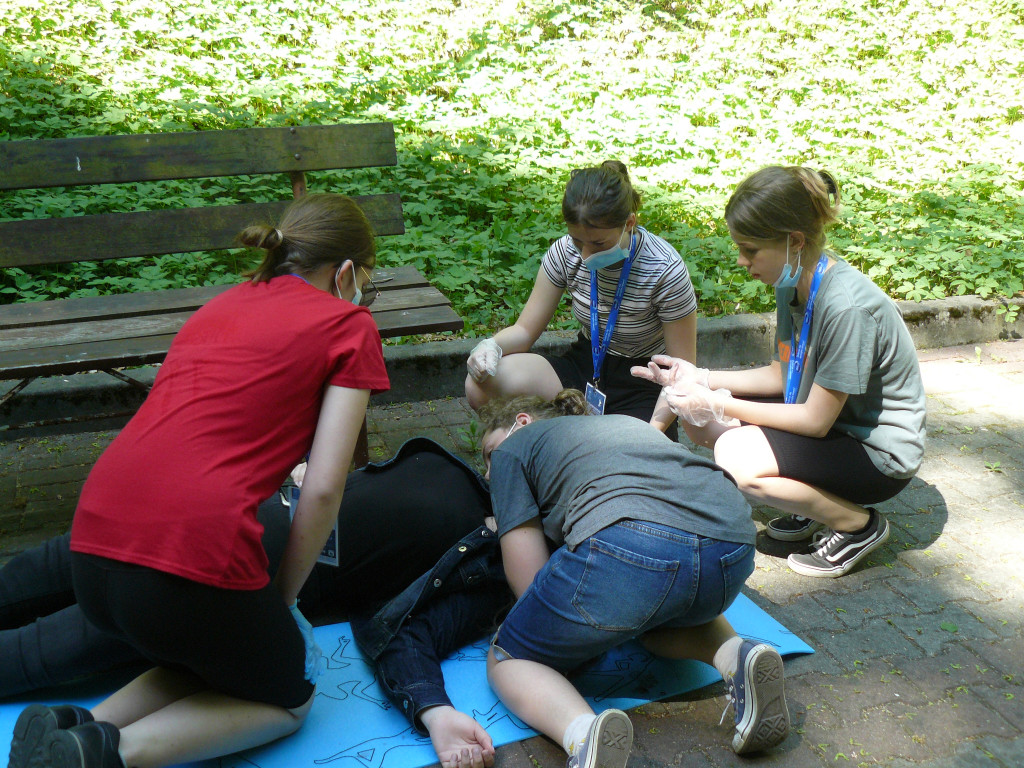 Tarnowskie Góry. Udzielali pierwszej pomocy