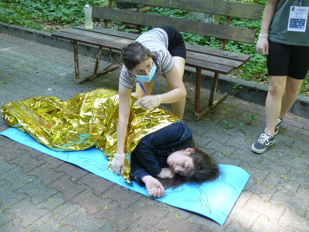 Tarnowskie Góry. Udzielali pierwszej pomocy