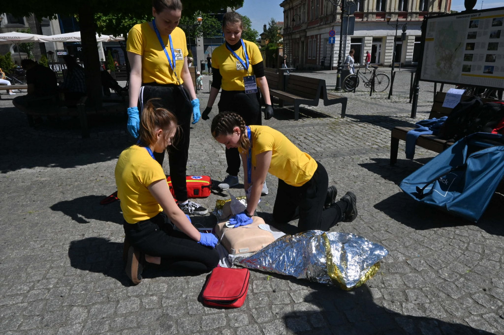 Tarnowskie Góry. Udzielali pierwszej pomocy