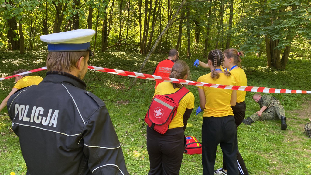 Tarnowskie Góry. Udzielali pierwszej pomocy