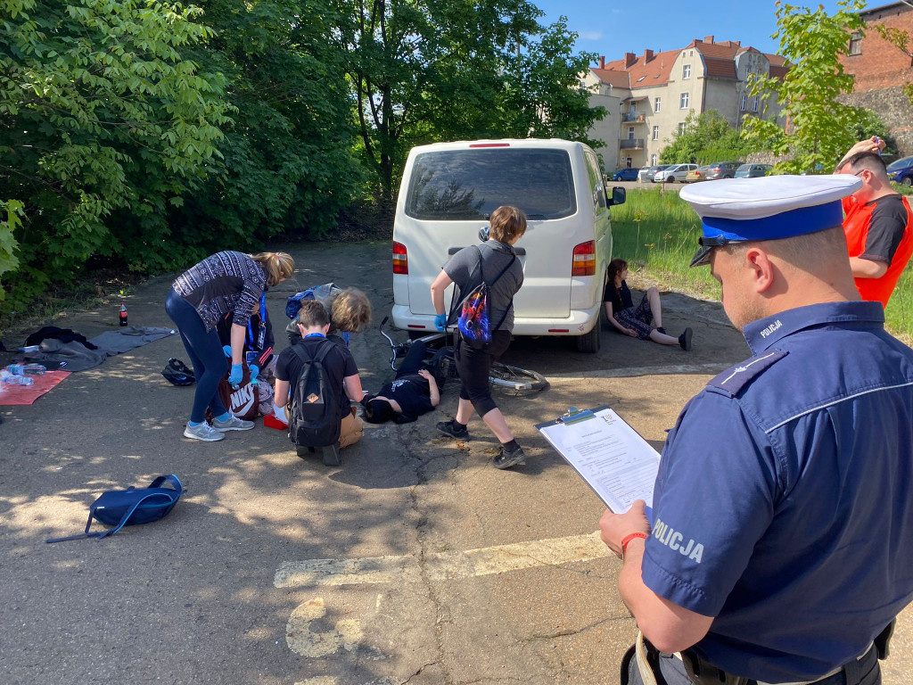 Tarnowskie Góry. Udzielali pierwszej pomocy