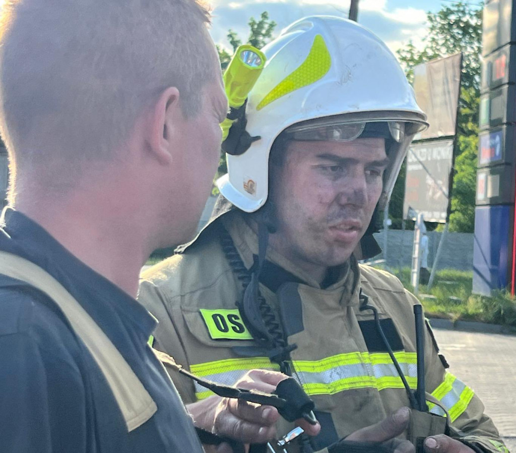 Pożar lasu w Miasteczku Śląskim