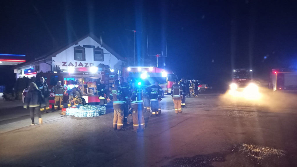 Pożar lasu w Miasteczku Śląskim