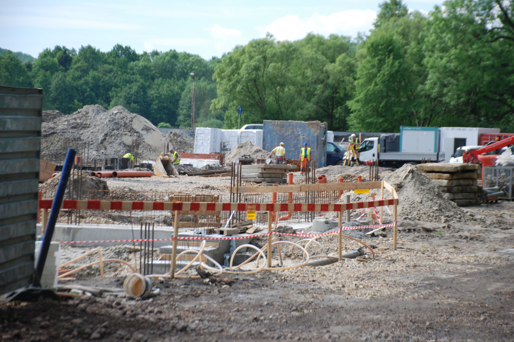 Budują Lidl w Świerklańcu