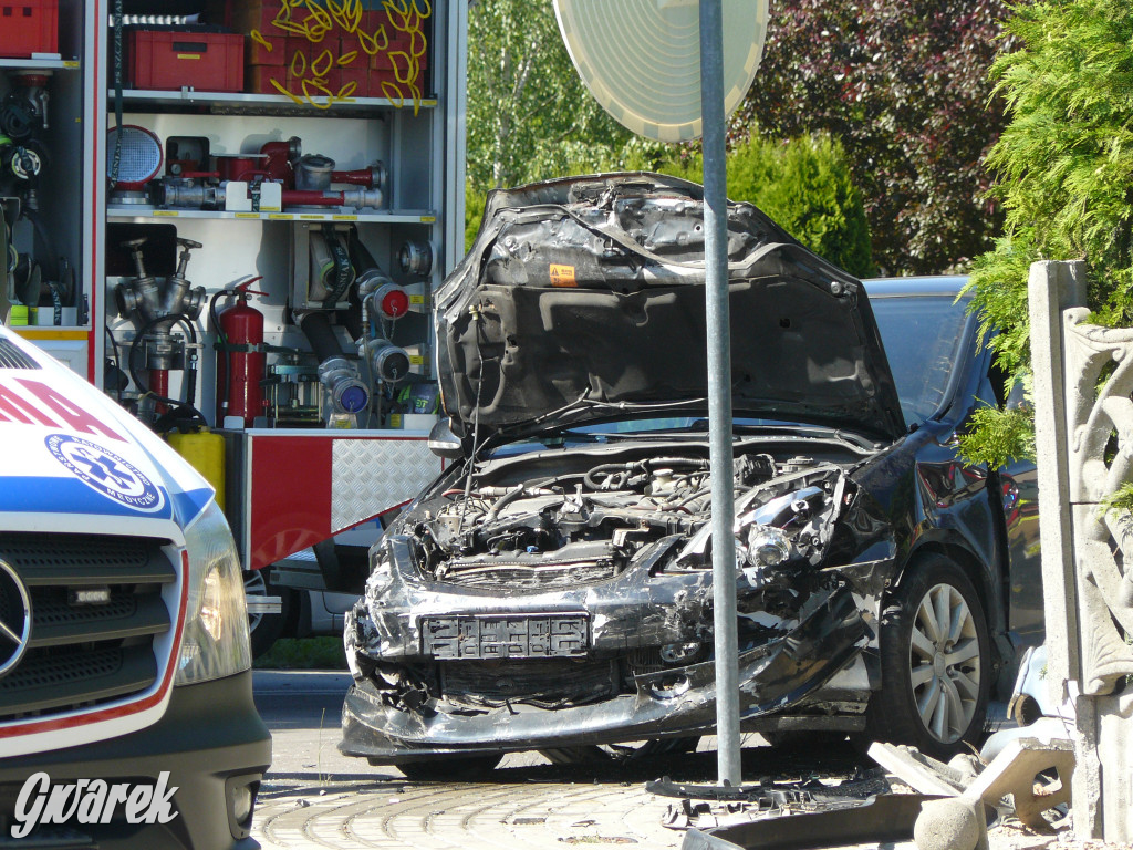 Groźny wypadek na skrzyżowaniu