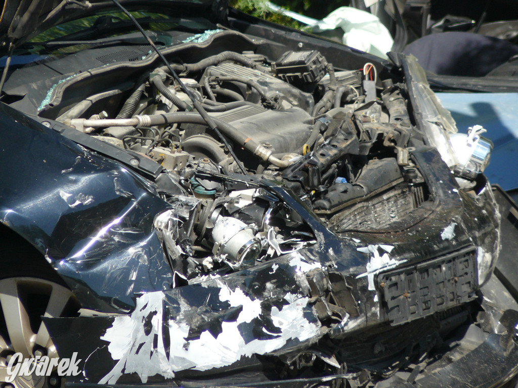 Groźny wypadek na skrzyżowaniu