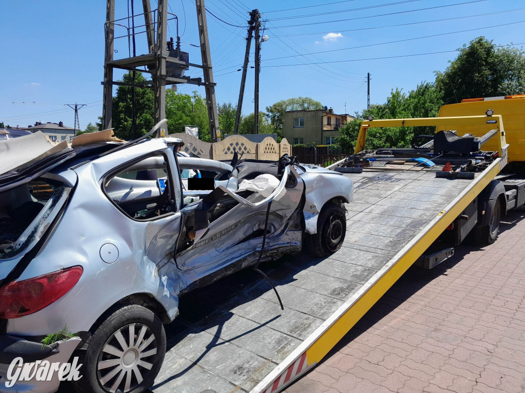 Groźny wypadek na skrzyżowaniu