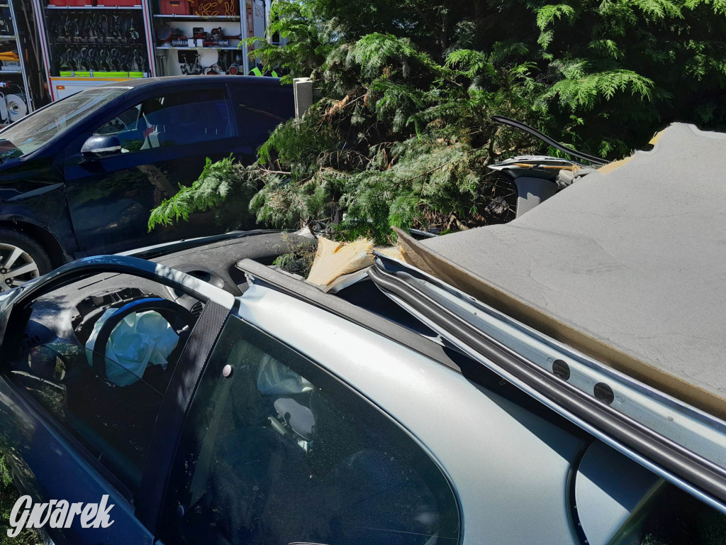 Groźny wypadek na skrzyżowaniu