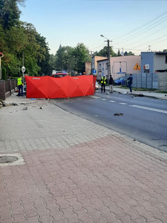 Śmiertelny wypadek w Nakle Śląskim na DK 78