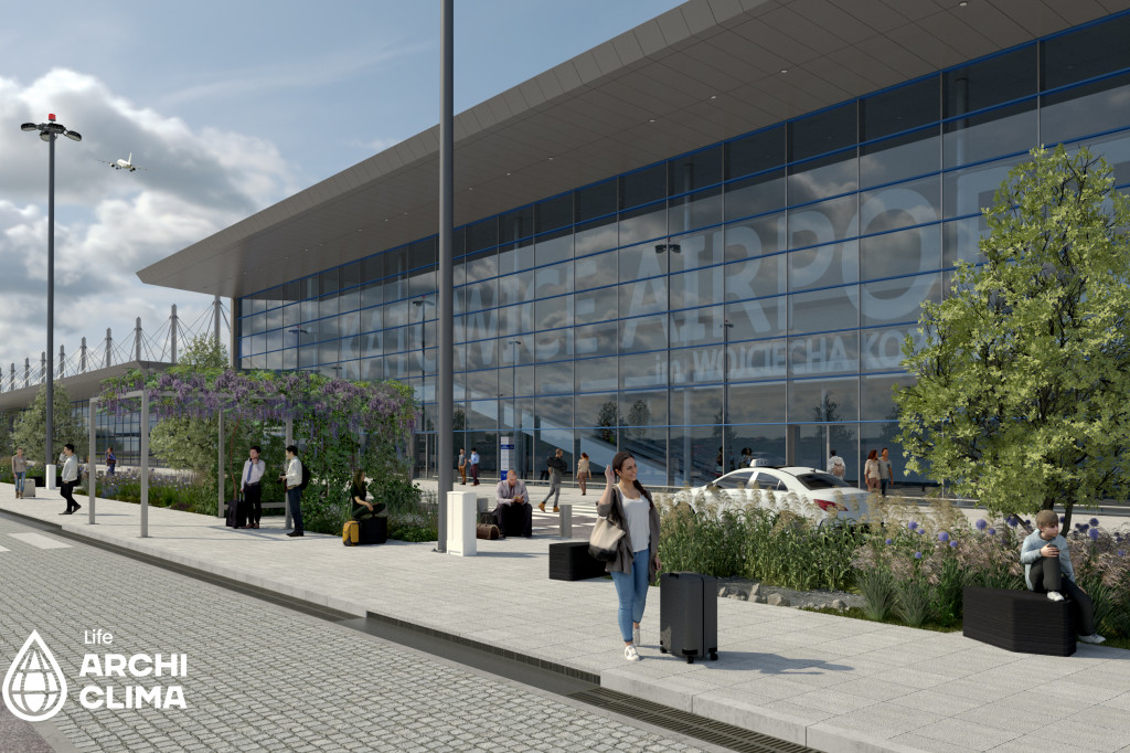 Lotnisko w Pyrzowicach. Mniej betonu, więcej zieleni