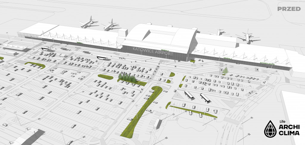 Lotnisko w Pyrzowicach. Mniej betonu, więcej zieleni