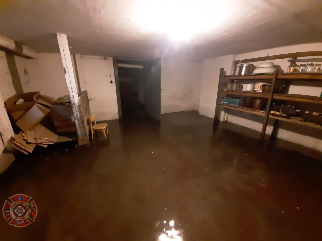 Zalane drogi, zalane domy. Skutki ulewy