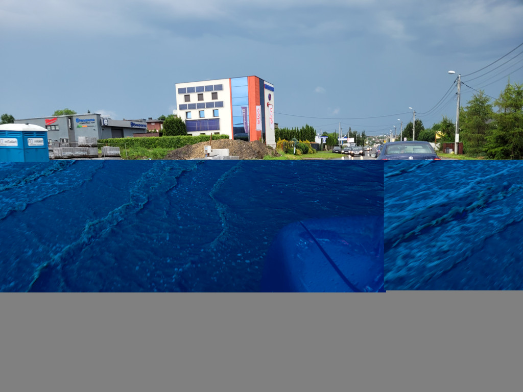 Zalane drogi, zalane domy. Skutki ulewy