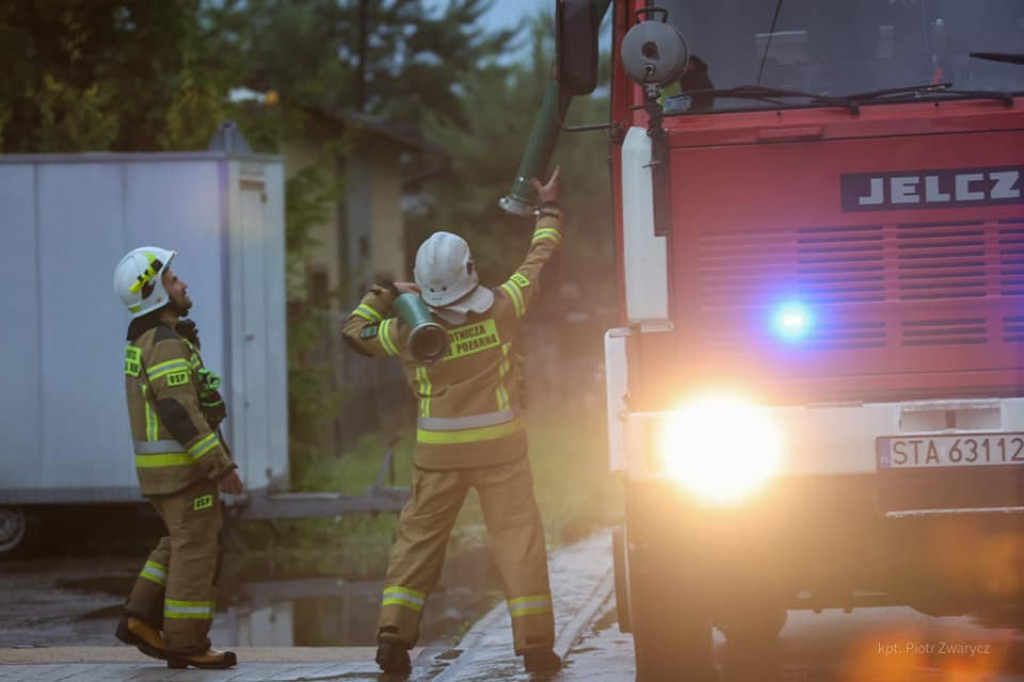 Zalane drogi, zalane domy. Skutki ulewy