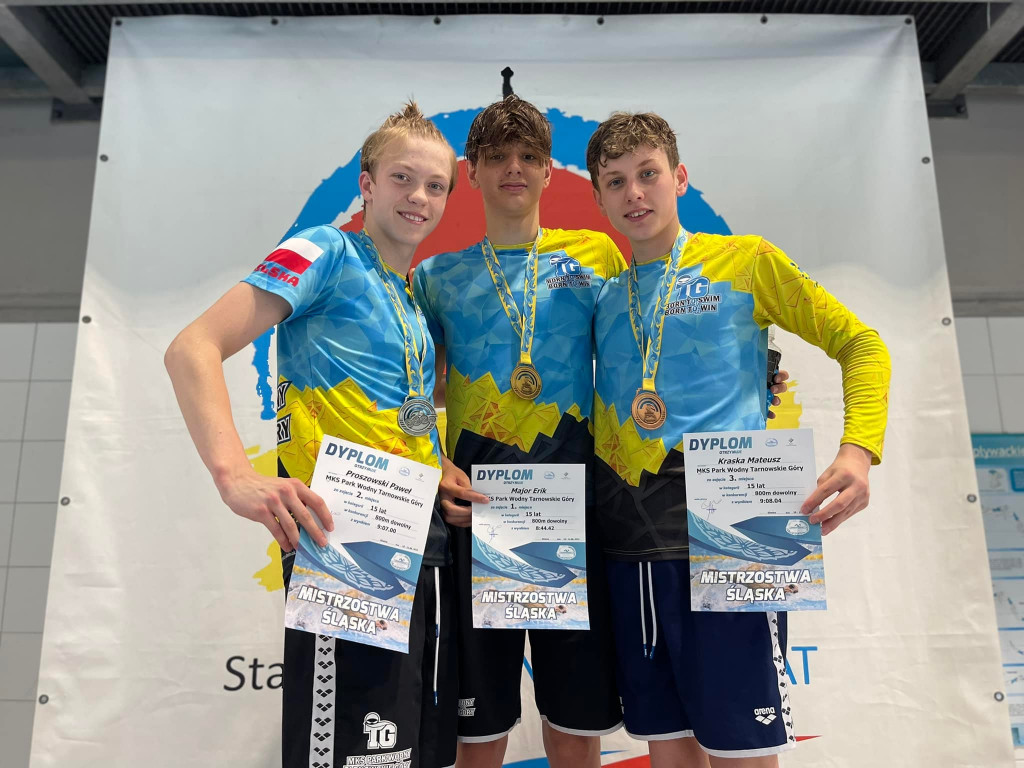 Multimedaliści z MKS Park Wodny Tarnowskie Góry