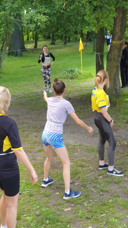 Biegi przełajowe w parku