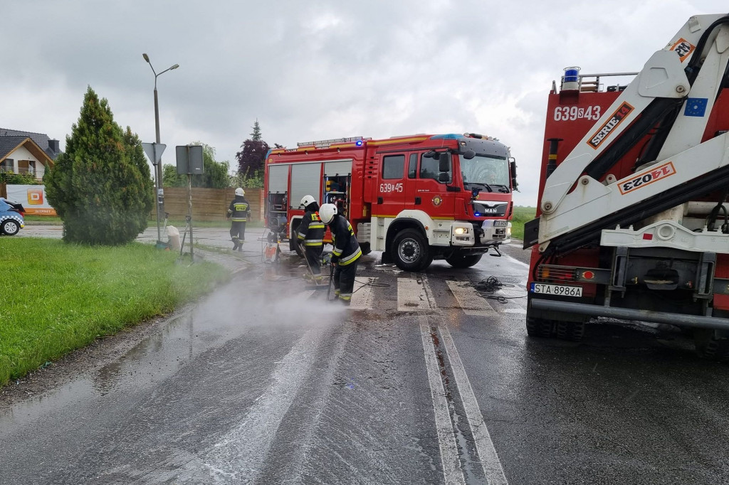 Nietypowa akcja strażaków trwała 7 godzin